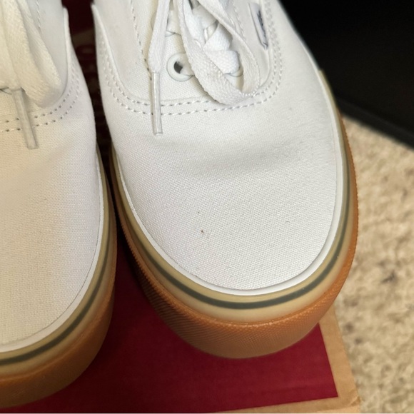 VANS Era Stacked Platform Shoes in White Checkerboard Size 7.5 - Picture 5 of 8